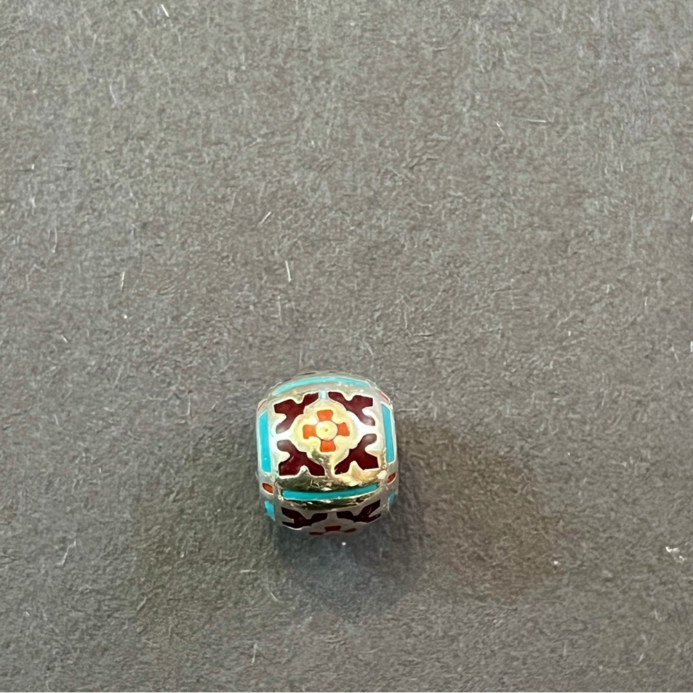 Brighton Turquoise and Red Design Brad Charm